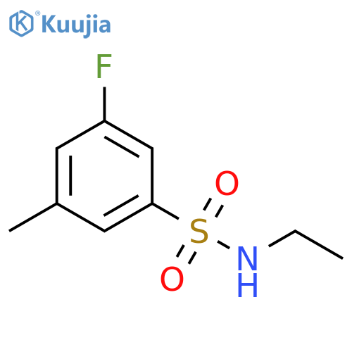 N-Ethyl-3-fluoro-5-methylbenzenesulfonamide structure