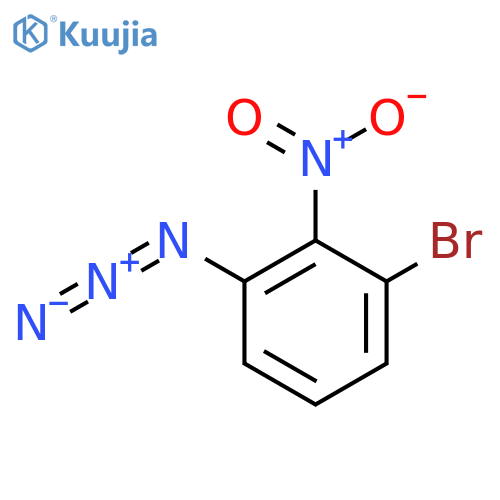 1-Azido-3-bromo-2-nitrobenzene structure