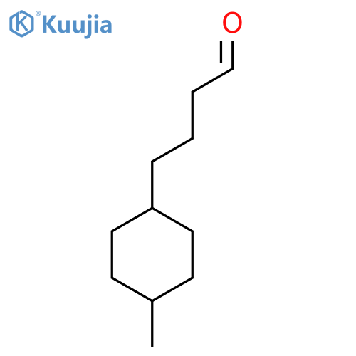 4-(4-methylcyclohexyl)butanal structure