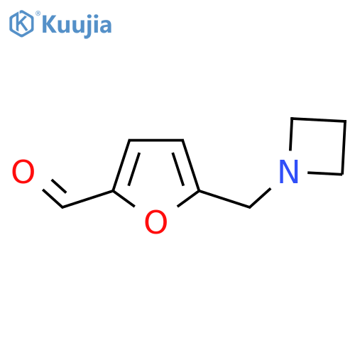 5-[(Azetidin-1-yl)methyl]furan-2-carbaldehyde structure