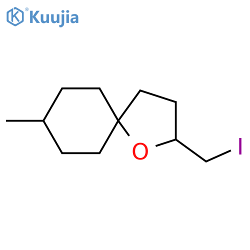 2-(iodomethyl)-8-methyl-1-oxaspiro4.5decane, Mixture of diastereomers structure