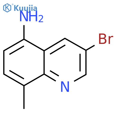 3-Bromo-8-methylquinolin-5-amine structure