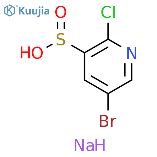 5-bromo-2-chloropyridine-3-sulfinate structure
