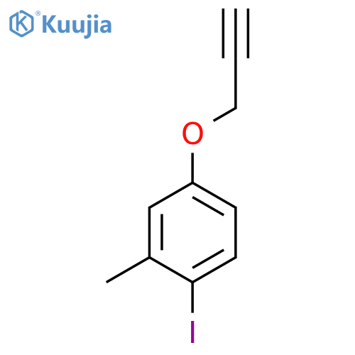 1-Iodo-2-methyl-4-(prop-2-yn-1-yloxy)benzene structure