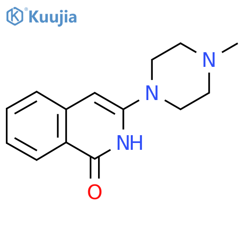 1(2h)-Isoquinolinone, 3-(4-methyl-1-piperazinyl)- structure