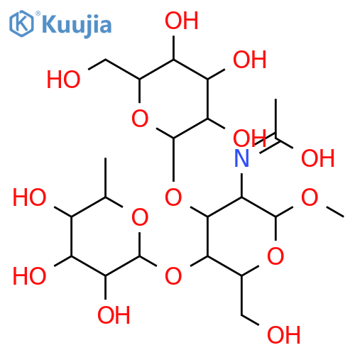 LEWIS A TRISACCHARIDE, METHYL GLYCOSIDE structure