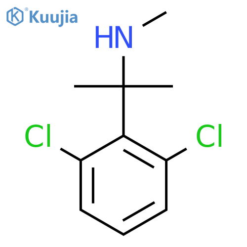 [2-(2,6-Dichlorophenyl)propan-2-yl](methyl)amine structure