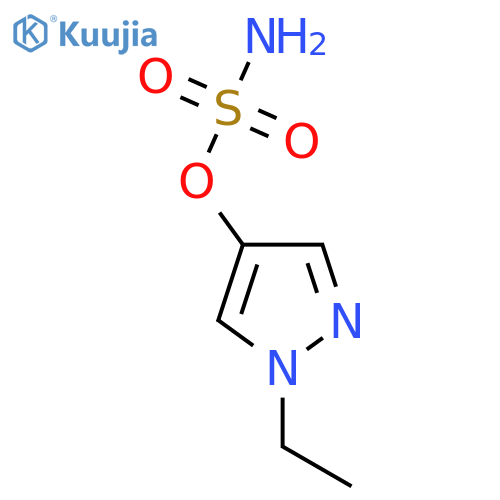 1-Ethyl-1h-pyrazol-4-yl sulfamate structure
