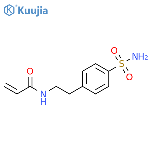 2-Propenamide, N-[2-[4-(aminosulfonyl)phenyl]ethyl]- structure