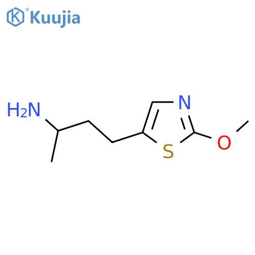 4-(2-methoxy-1,3-thiazol-5-yl)butan-2-amine structure
