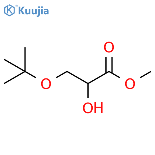 Methyl 3-(1,1-dimethylethoxy)-2-hydroxypropanoate structure
