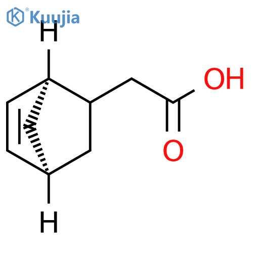 Bicyclo[2.2.1]hept-5-ene-2-acetic acid, (1R,4R)- structure