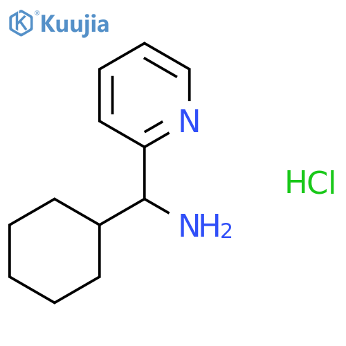 Cyclohexyl(pyridin-2-yl)methanamine hydrochloride structure