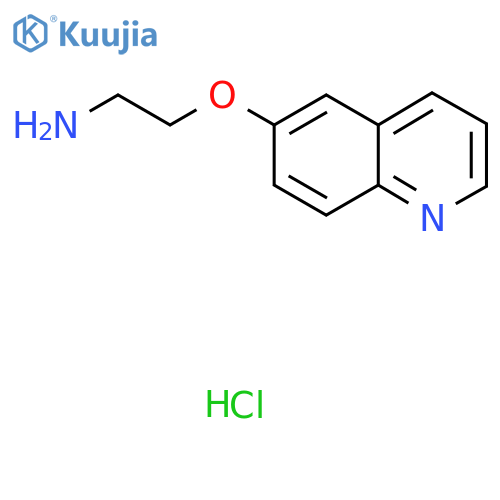 2-(Quinolin-6-yloxy)ethan-1-amine hydrochloride structure