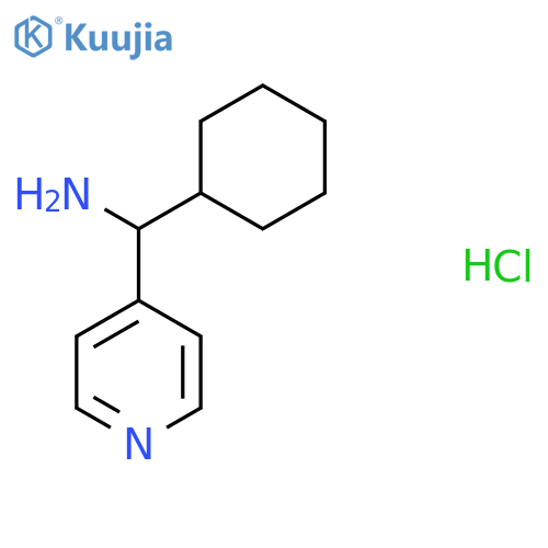 Cyclohexyl(pyridin-4-yl)methanamine hydrochloride structure