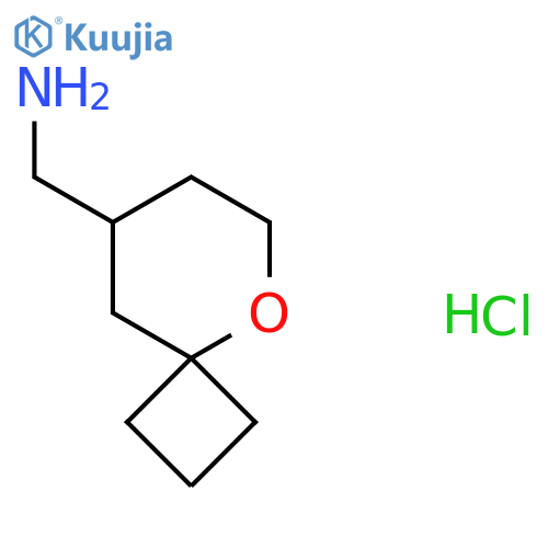 {5-Oxaspiro[3.5]nonan-8-yl}methanamine hydrochloride structure