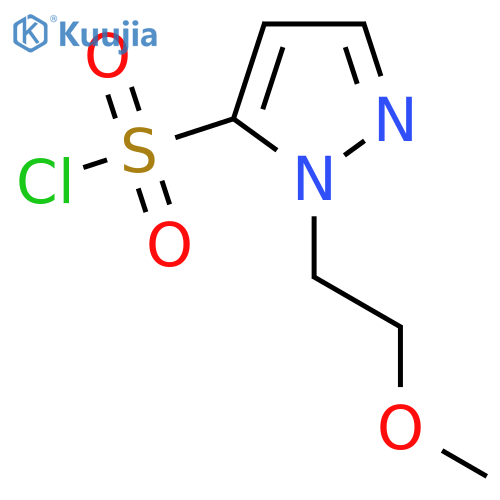 1-(2-methoxyethyl)-1H-pyrazole-5-sulfonyl chloride structure