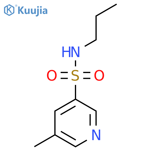 5-methyl-N-propylpyridine-3-sulfonamide structure