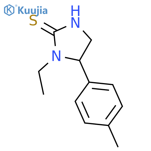 2-Imidazolidinethione,1-ethyl-5-(4-methylphenyl)- structure