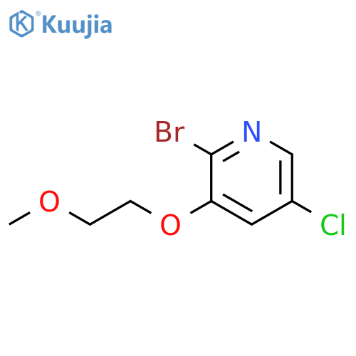 Pyridine, 2-bromo-5-chloro-3-(2-methoxyethoxy)- structure