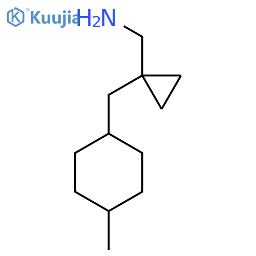 {1-[(4-Methylcyclohexyl)methyl]cyclopropyl}methanamine structure