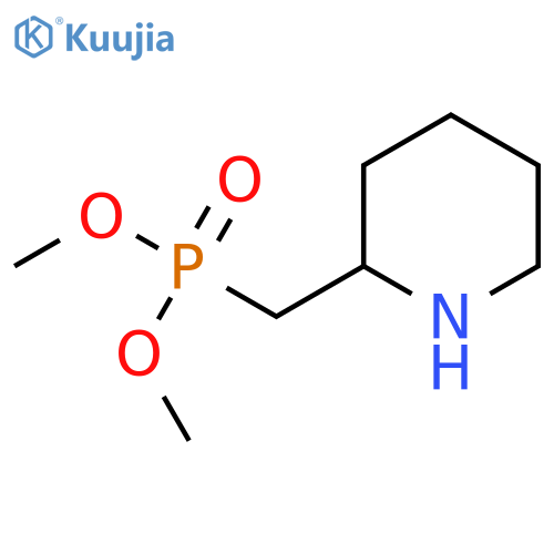Dimethyl [(piperidin-2-yl)methyl]phosphonate structure