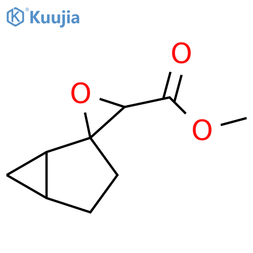 Spiro[bicyclo[3.1.0]hexane-2,2'-oxirane]-3'-carboxylic acid, methyl ester structure