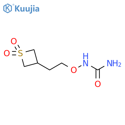 [2-(1,1-dioxo-1λ?-thietan-3-yl)ethoxy]urea structure
