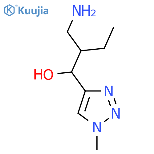 1H-1,2,3-Triazole-4-methanol, α-[1-(aminomethyl)propyl]-1-methyl- structure