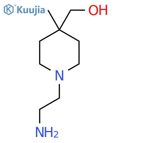 (1-(2-Aminoethyl)-4-methylpiperidin-4-yl)methanol structure