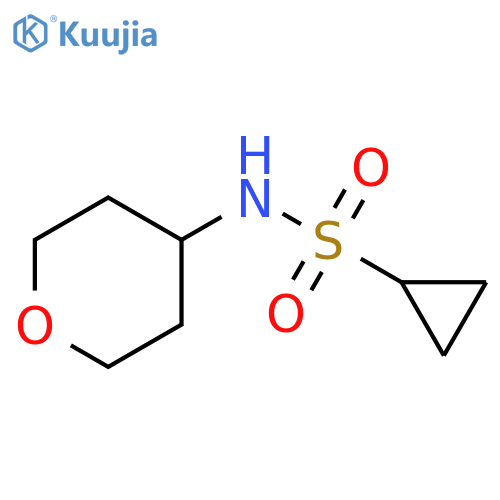 Cyclopropanesulfonamide, N-(tetrahydro-2H-pyran-4-yl)- structure