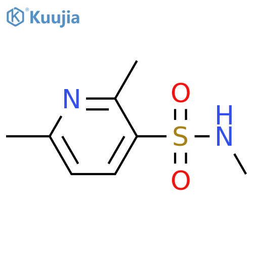 n,2,6-Trimethylpyridine-3-sulfonamide structure