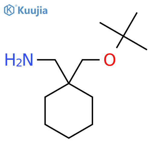 {1-[(Tert-butoxy)methyl]cyclohexyl}methanamine structure
