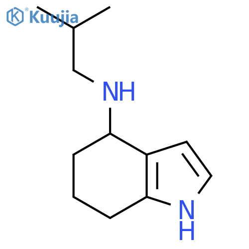 N-(2-Methylpropyl)-4,5,6,7-tetrahydro-1H-indol-4-amine structure