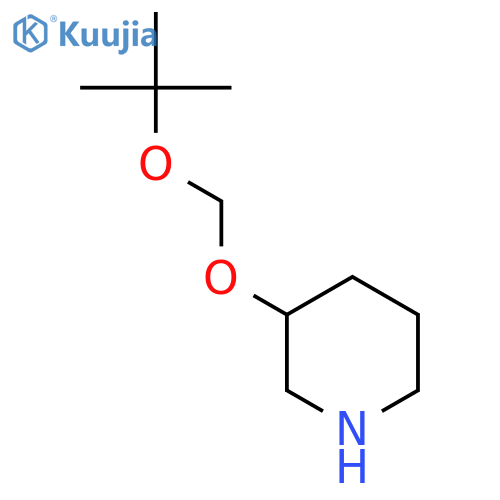 3-(tert-butoxy)methoxypiperidine structure