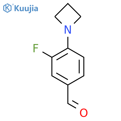 4-(Azetidin-1-yl)-3-fluorobenzaldehyde structure