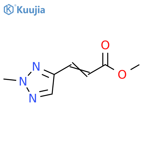 methyl (2E)-3-(2-methyl-2H-1,2,3-triazol-4-yl)prop-2-enoate, E structure