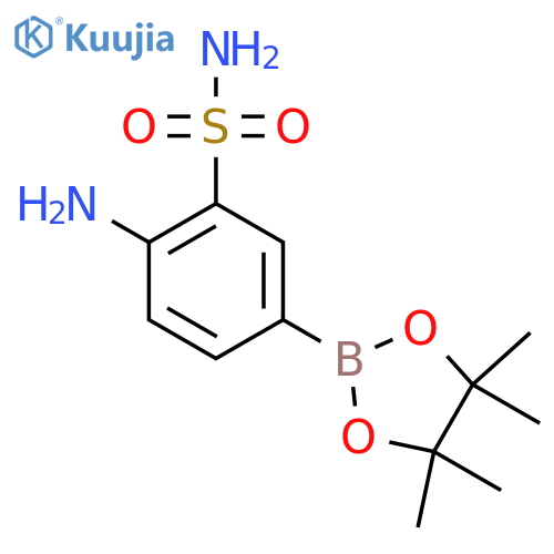 NC1=C(C=C(C=C1)B1OC(C(O1)(C)C)(C)C)S(=O)(=O)N structure