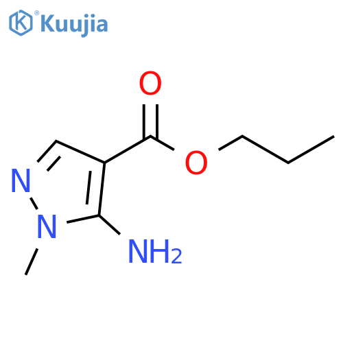 propyl 5-amino-1-methyl-1H-pyrazole-4-carboxylate structure