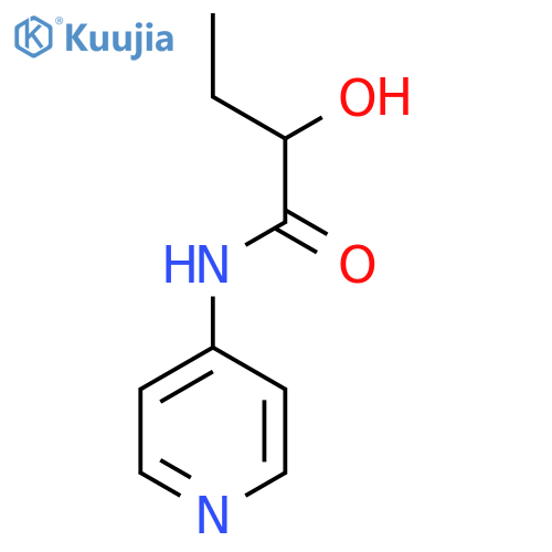 2-Hydroxy-N-(pyridin-4-yl)butanamide structure
