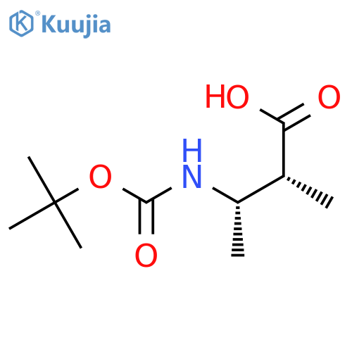 Butanoic acid,3-[[(1,1-dimethylethoxy)carbonyl]amino]-2-methyl-, (2R,3S)- structure