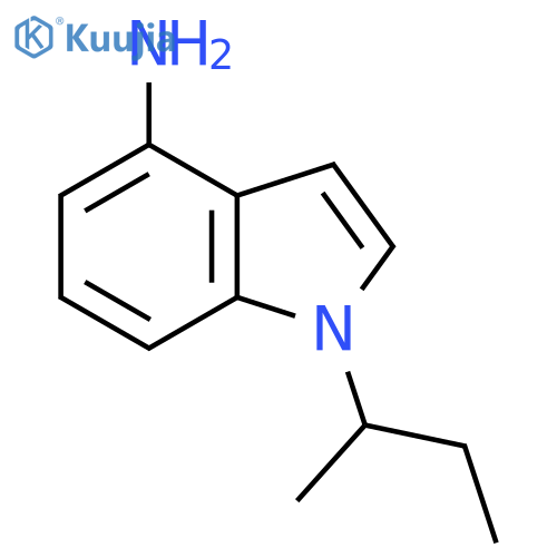 1-(Butan-2-yl)-1H-indol-4-amine structure