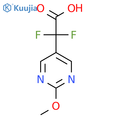 2,2-Difluoro-2-(2-methoxypyrimidin-5-yl)acetic acid structure