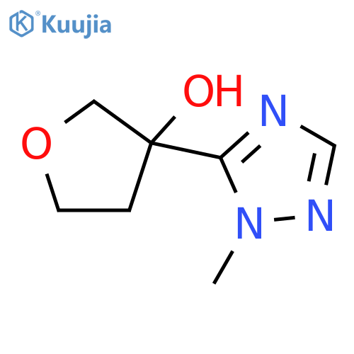 3-Furanol, tetrahydro-3-(1-methyl-1H-1,2,4-triazol-5-yl)- structure
