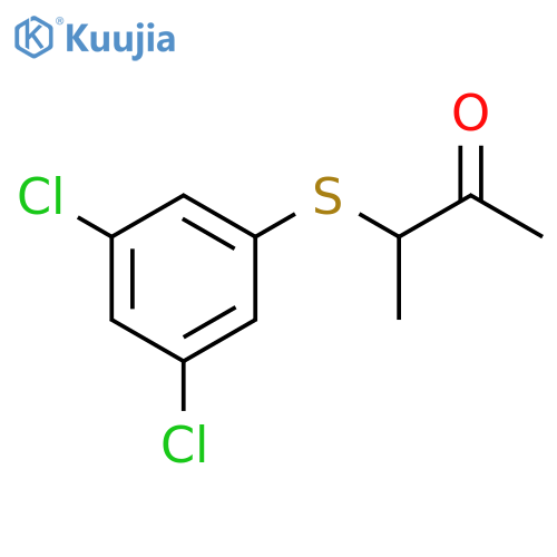 2-Butanone, 3-[(3,5-dichlorophenyl)thio]- structure