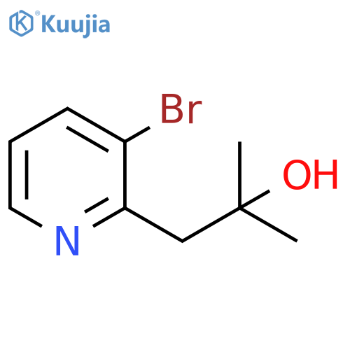 2-Pyridineethanol, 3-bromo-α,α-dimethyl- structure