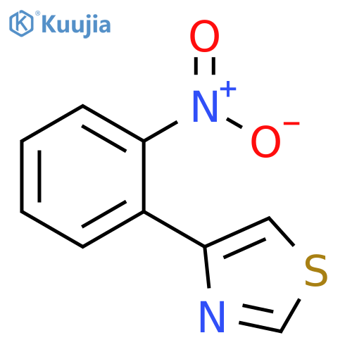 Thiazole, 4-(2-nitrophenyl)- structure