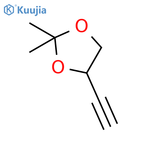 (R)-4-Ethynyl-2,2-dimethyl-1,3-dioxolane structure