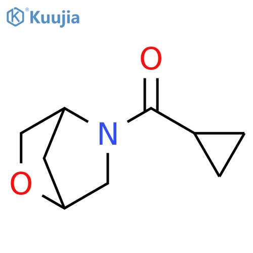 5-cyclopropanecarbonyl-2-oxa-5-azabicyclo[2.2.1]heptane structure