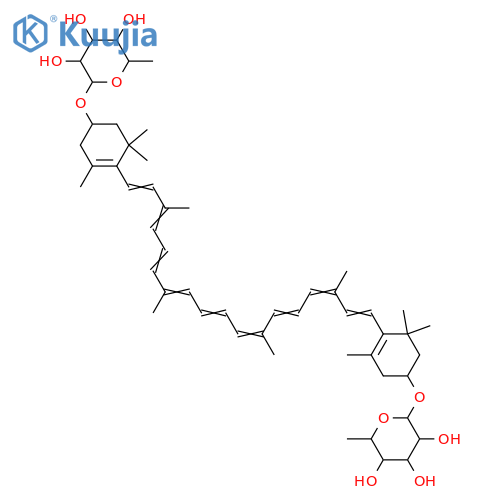 Zeaxanthin; (3R,3'R,9Z)-form, Di-O-α-L-rhamnopyranoside structure